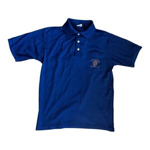 Collegiate pacific Vintage 1970s Syracuse University Polo Shirt Men’s Large Blue